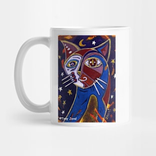 'Midnight Cat' Mug